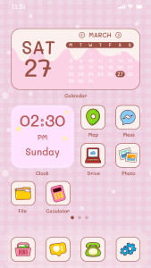 اسکرین شات 1 برنامه Wow Cat Theme  - Icon Pack