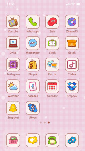 اسکرین شات 2 برنامه Wow Cat Theme  - Icon Pack