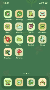 اسکرین شات 2 برنامه Wow Frog Theme - Icon Pack