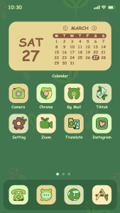 اسکرین شات 1 برنامه Wow Frog Theme - Icon Pack