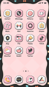 اسکرین شات 2 برنامه Wow Husky Theme - Icon Pack