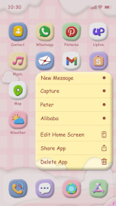 اسکرین شات 5 برنامه Wow Meow Theme - Icon Pack