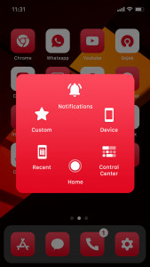 اسکرین شات برنامه Wow Red Theme  - Icon Pack 7