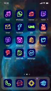 اسکرین شات برنامه Wow Zodiac Theme - Icon Pack 2