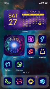 اسکرین شات برنامه Wow Zodiac Theme - Icon Pack 1