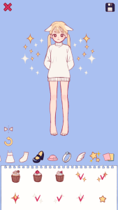 اسکرین شات 5 بازی Pencil Girl : Dress Up Game
