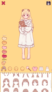 اسکرین شات 2 بازی Pencil Girl : Dress Up Game