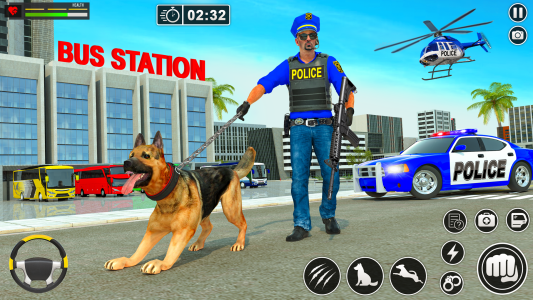 اسکرین شات برنامه Police Dog Bus Station Crime 1