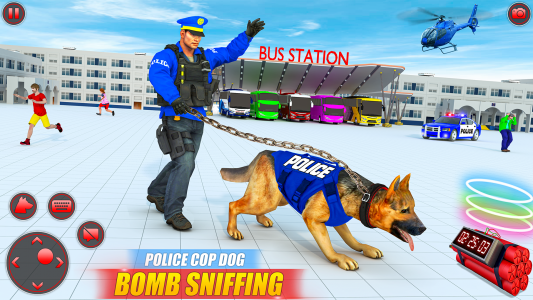 اسکرین شات برنامه Police Dog Bus Station Crime 2