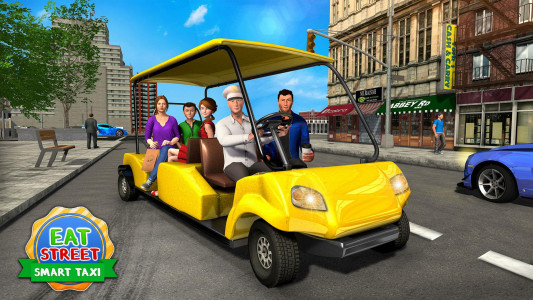 اسکرین شات بازی Electric Car Taxi Driving Game 5