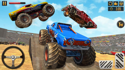 اسکرین شات برنامه Monster Truck Derby Crash Game 8