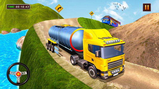 اسکرین شات بازی Offroad Oil Tanker Truck Games 6