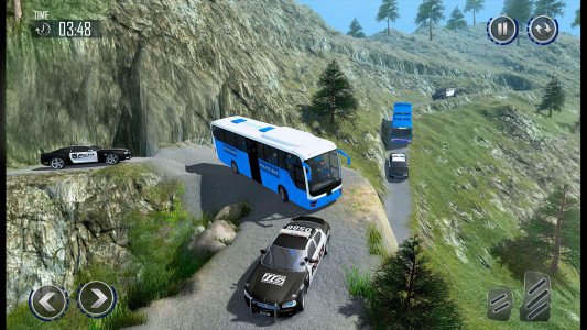 اسکرین شات برنامه US Police Transporter Bus Game 4