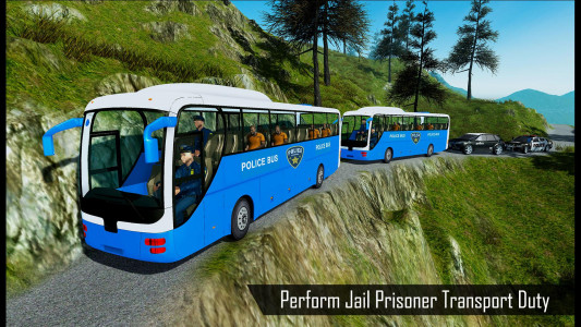 اسکرین شات برنامه US Police Transporter Bus Game 5