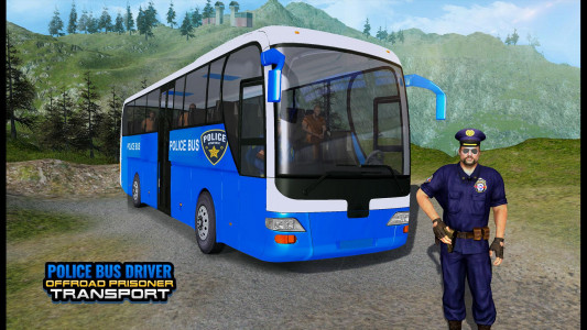 اسکرین شات برنامه US Police Transporter Bus Game 7