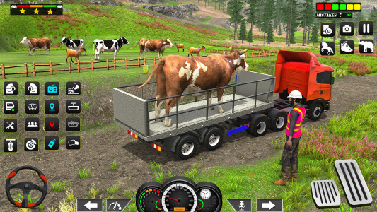 اسکرین شات برنامه Farm Animals Transport Truck 4