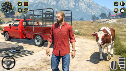 اسکرین شات 2 برنامه Animal Cargo Truck Simulator