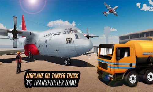 اسکرین شات بازی Airplane Oil Tanker Truck Transporter Game 3