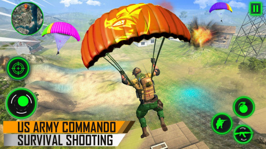 اسکرین شات برنامه Army Commando Shooting Game 3