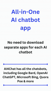 اسکرین شات برنامه Bard and GPT powered AI4Chat 1