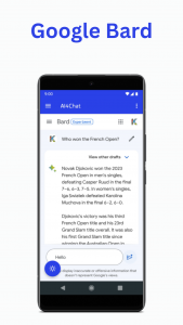 اسکرین شات برنامه Bard and GPT powered AI4Chat 3