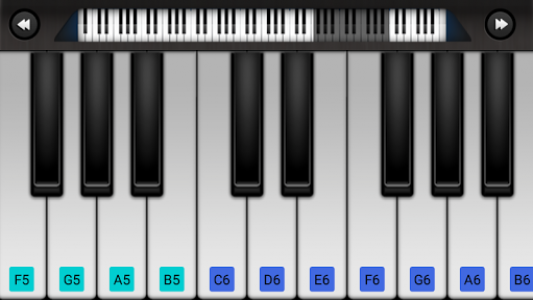 اسکرین شات برنامه Amazing Piano Keyboard 6