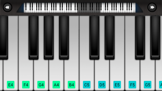 اسکرین شات برنامه Amazing Piano Keyboard 5