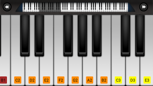 اسکرین شات برنامه Amazing Piano Keyboard 3