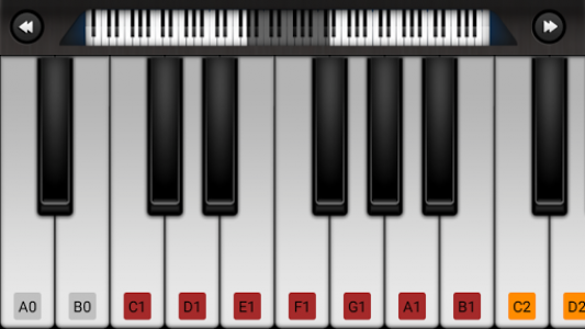 اسکرین شات برنامه Amazing Piano Keyboard 1