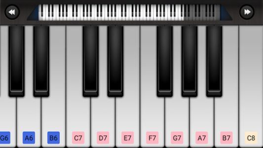 اسکرین شات برنامه Amazing Piano Keyboard 7