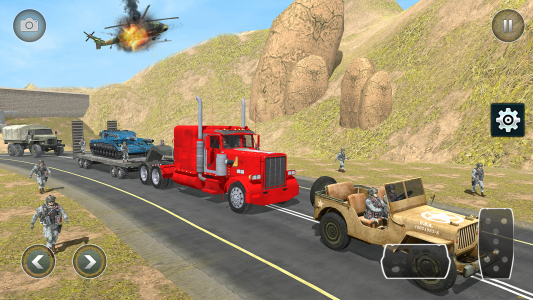 اسکرین شات بازی Army Truck Driving Simulator 4