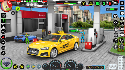 اسکرین شات برنامه Taxi Car Driving: Taxi Games 2