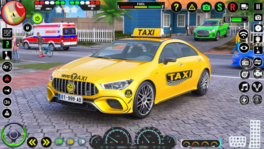 اسکرین شات برنامه Taxi Car Driving: Taxi Games 4