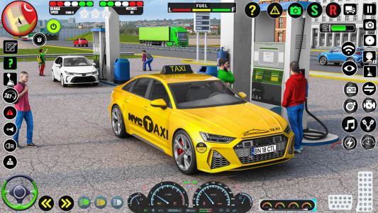 اسکرین شات برنامه Taxi Car Driving: Taxi Games 1