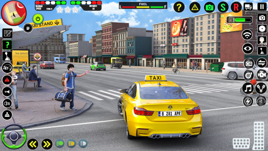 اسکرین شات برنامه Taxi Car Driving: Taxi Games 3