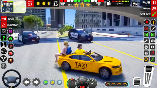 اسکرین شات 6 بازی City Taxi Drive: Taxi Car Game