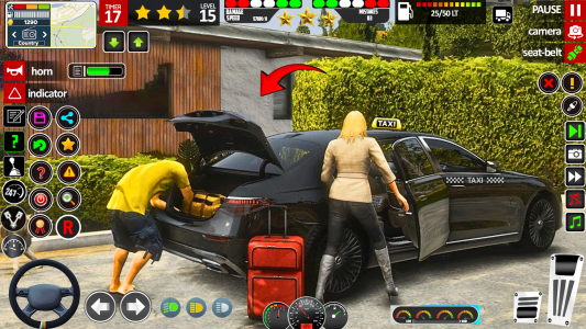 اسکرین شات 1 بازی City Taxi Drive: Taxi Car Game