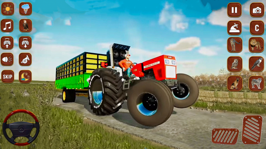 اسکرین شات 1 بازی Indian Tractor Game US Farming