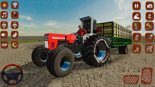 اسکرین شات 3 بازی Indian Tractor Game US Farming