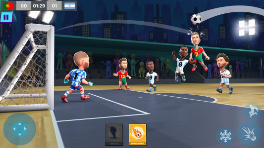 اسکرین شات بازی Indoor Futsal: Mobile Soccer 1