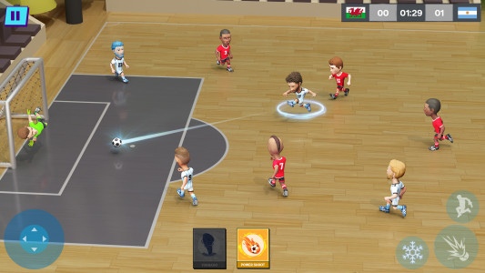 اسکرین شات بازی Indoor Futsal: Mobile Soccer 1