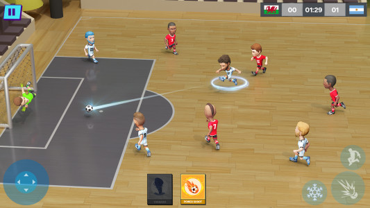 اسکرین شات 2 بازی Indoor Futsal: Mobile Soccer