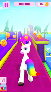 اسکرین شات 3 بازی Unicorn Fun: Endless Run Game