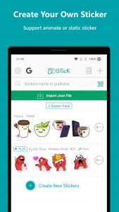 اسکرین شات برنامه WSTicK - Sticker Maker 1