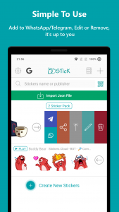 اسکرین شات برنامه WSTicK - Sticker Maker 2