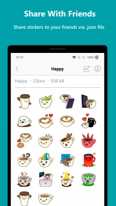 اسکرین شات برنامه WSTicK - Sticker Maker 3