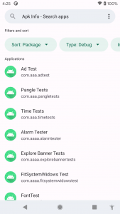 اسکرین شات 1 برنامه Apk Info