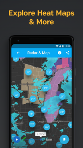اسکرین شات 4 برنامه Weather data & microclimate :