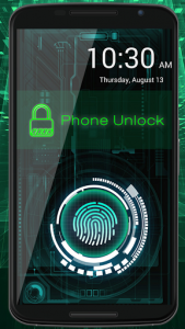 اسکرین شات برنامه Fingerprint Lock Screen Prank 6