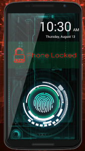اسکرین شات برنامه Fingerprint Lock Screen Prank 3
